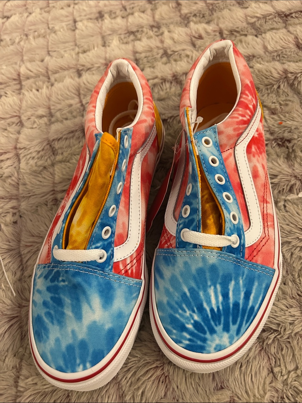 Vans women Tie-Dye Slip-On Sneakers size 5 Old Skool new